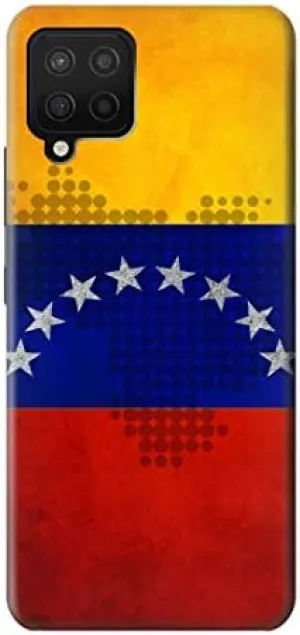 R2974 Venezuela Football Soccer Map Flag Case Cover for Samsung Galaxy A12