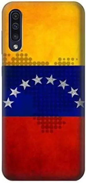 R2974 Venezuela Football Soccer Map Flag Case Cover for Samsung Galaxy A50