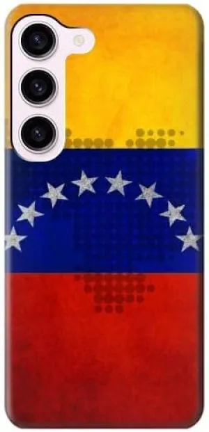R2974 Venezuela Football Soccer Map Flag Case Cover for Samsung Galaxy S23