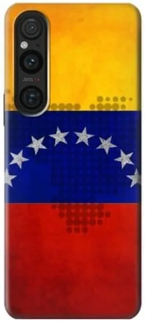 R2974 Venezuela Football Soccer Map Flag Case Cover for Sony Xperia 1 V