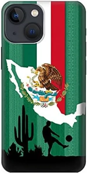 R2994 Mexico Football Soccer Map Flag Case Cover for iPhone 13