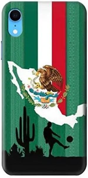 R2994 Mexico Football Soccer Map Flag Case Cover for iPhone XR