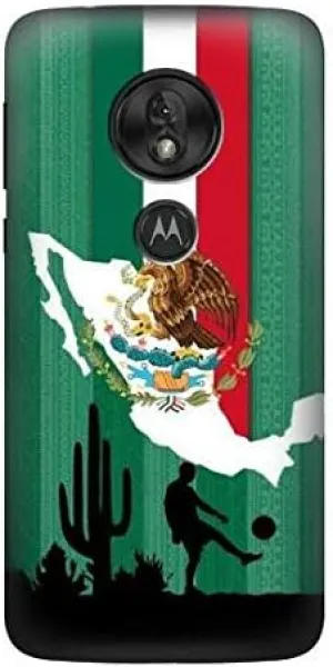 R2994 Mexico Football Soccer Map Flag Case Cover for Motorola Moto G7 Play