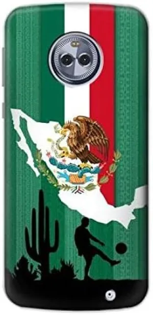 R2994 Mexico Football Soccer Map Flag Case Cover for Motorola Moto X4