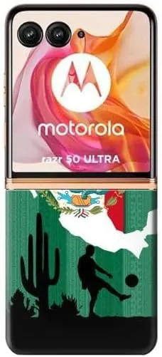 R2994 Mexico Football Soccer Map Flag Case Cover for Motorola Razr 50 Ultra, Motorola razr  2024