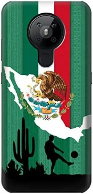 R2994 Mexico Football Soccer Map Flag Case Cover for Nokia 5.3
