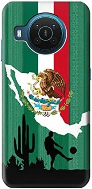 R2994 Mexico Football Soccer Map Flag Case Cover for Nokia X20