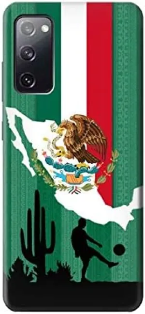 R2994 Mexico Football Soccer Map Flag Case Cover for Samsung Galaxy S20 FE