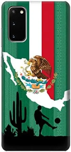 R2994 Mexico Football Soccer Map Flag Case Cover for Samsung Galaxy S20