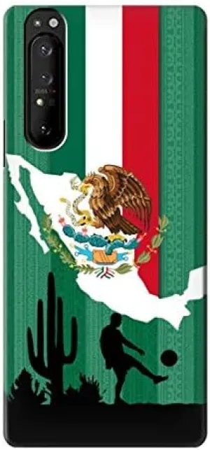 R2994 Mexico Football Soccer Map Flag Case Cover for Sony Xperia 1 III