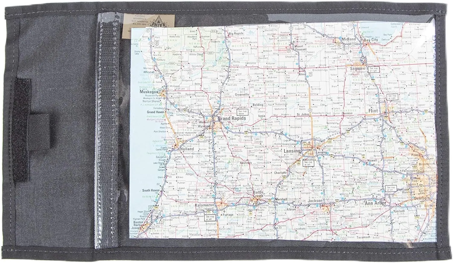 Raine Secure Seal Individual Map Case - Fits BDU pockets- 7"x9" Viewing Area