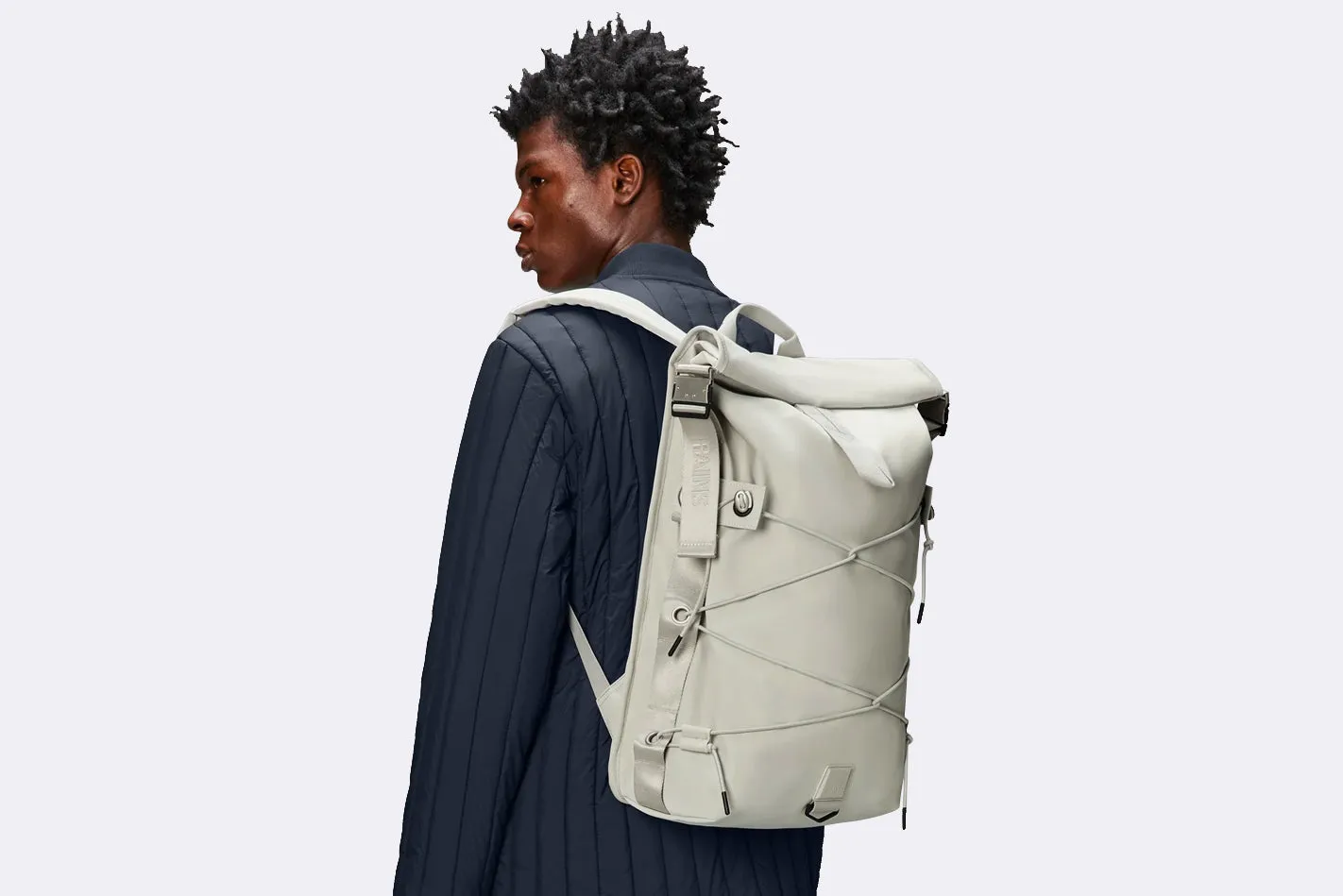 Rains Trail Cord Rolltop Backpack Matrix