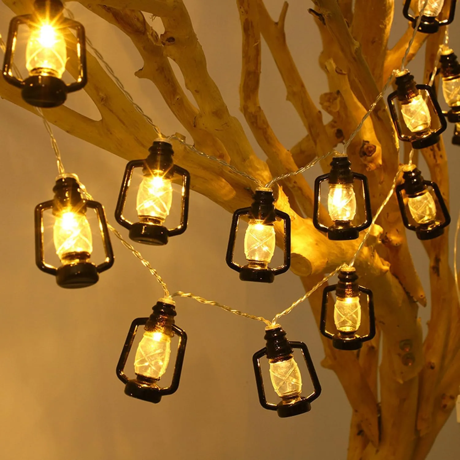 Ramadan String Light, Necomi 40LEDs Ramadan Decorations Lights with Remote, 8 Light Modes, Battery Powered, Star Moon Castle Lantern Fairy Light Decorations for Ramadan