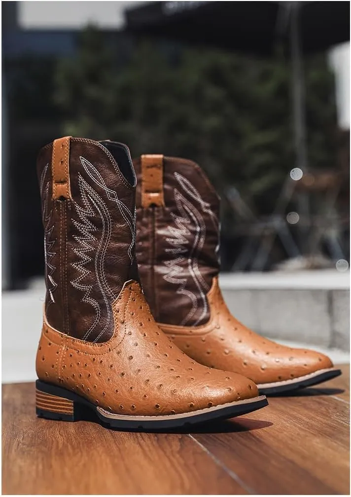 Rave Boots Festivals Comfy Shoes for Women Men Cute Emo Grunge Alternative Fashion Whimsy Goth Cowgirls Cowboys Plus Size Western Riding Combat Booties for Gothic Girls Parties