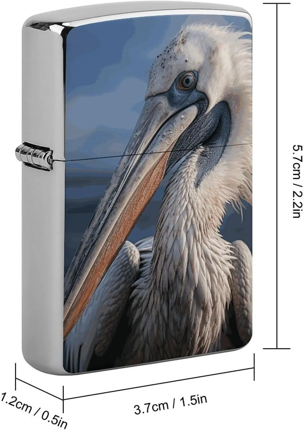 Realistic PelicanLighter Case Waterproof Lighter Sleeve Lighters Protective Cover with Graffiti Design