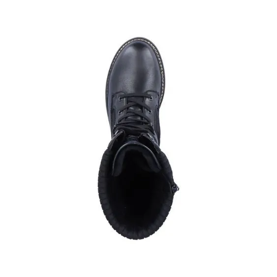 Remonte Black 3/4 Length Weather Boot