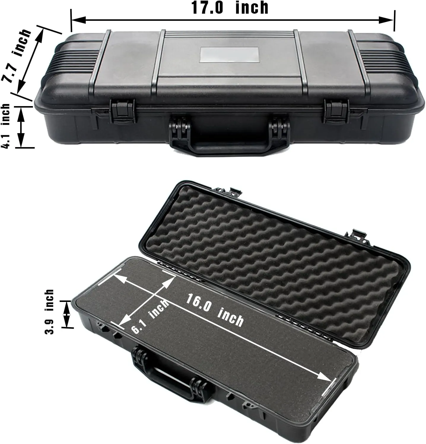 Riflescope Protective Carry Case with 3 Layers of Foam Protection | Heavy Duty Waterproof & Crushproof