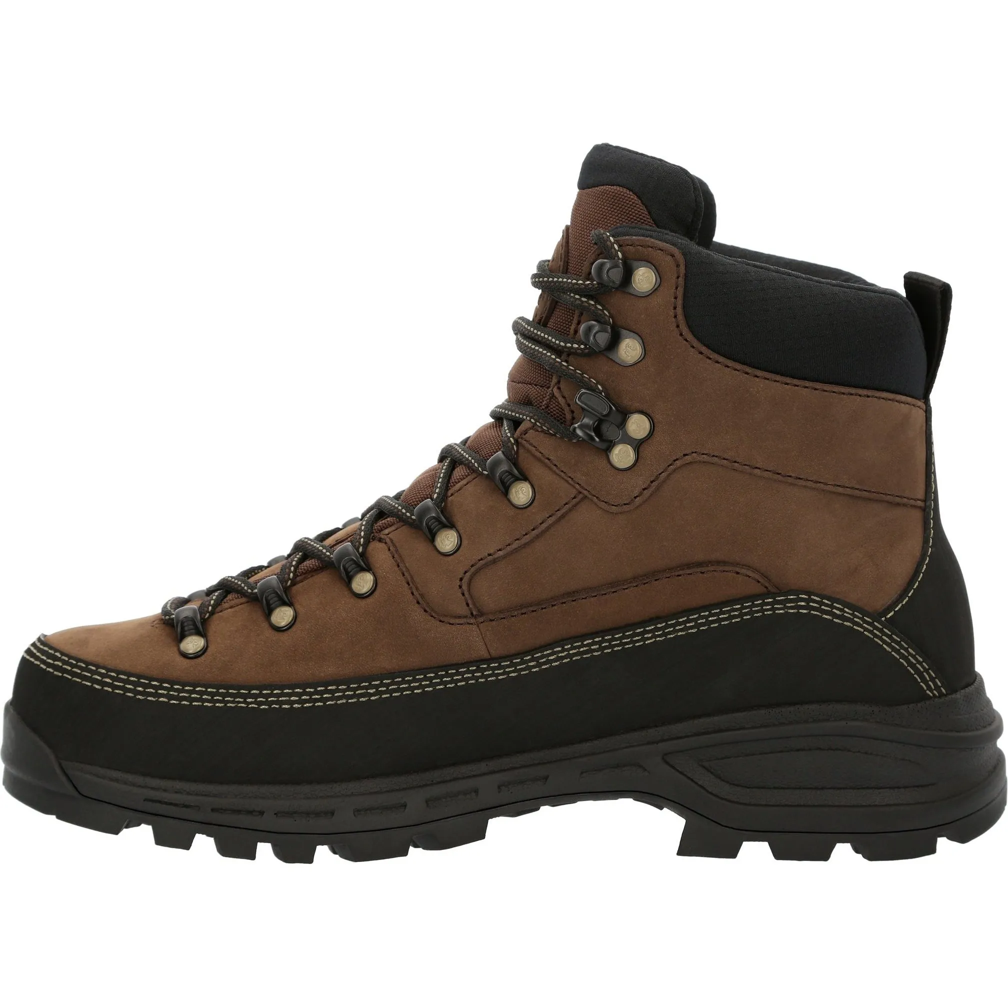 Rocky Men's MTN Stalker Pro 6" Waterproof Hiker Mountain Boot- Brown - RKS0527