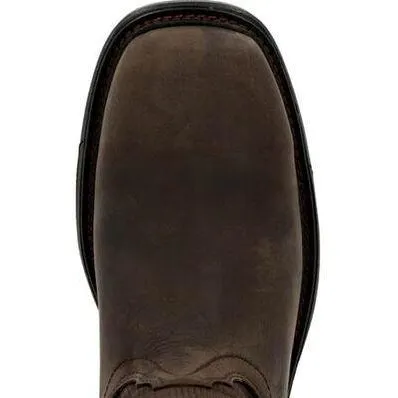 Rocky Men's Original Ride FLX 16" Composite Toe Waterproof Snake Boot- Brown- RKW0347