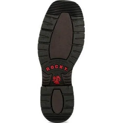 Rocky Men's Original Ride FLX 16" Composite Toe Waterproof Snake Boot- Brown- RKW0347