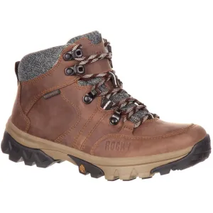 Rocky Women's Endeavor Point 5" Waterproof Outdoor Hiking Boot- Brown- RKS0301