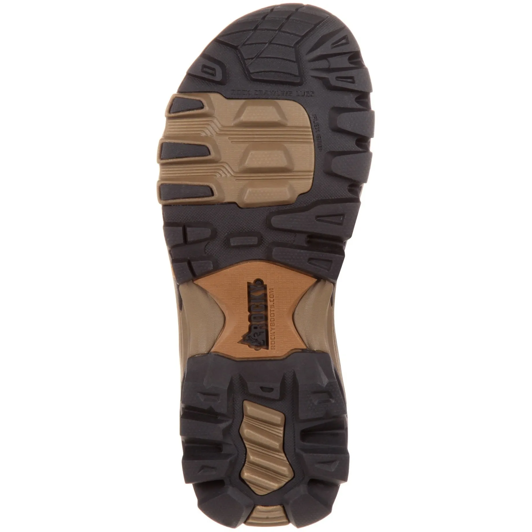 Rocky Women's Endeavor Point 5" Waterproof Outdoor Hiking Boot- Brown- RKS0301