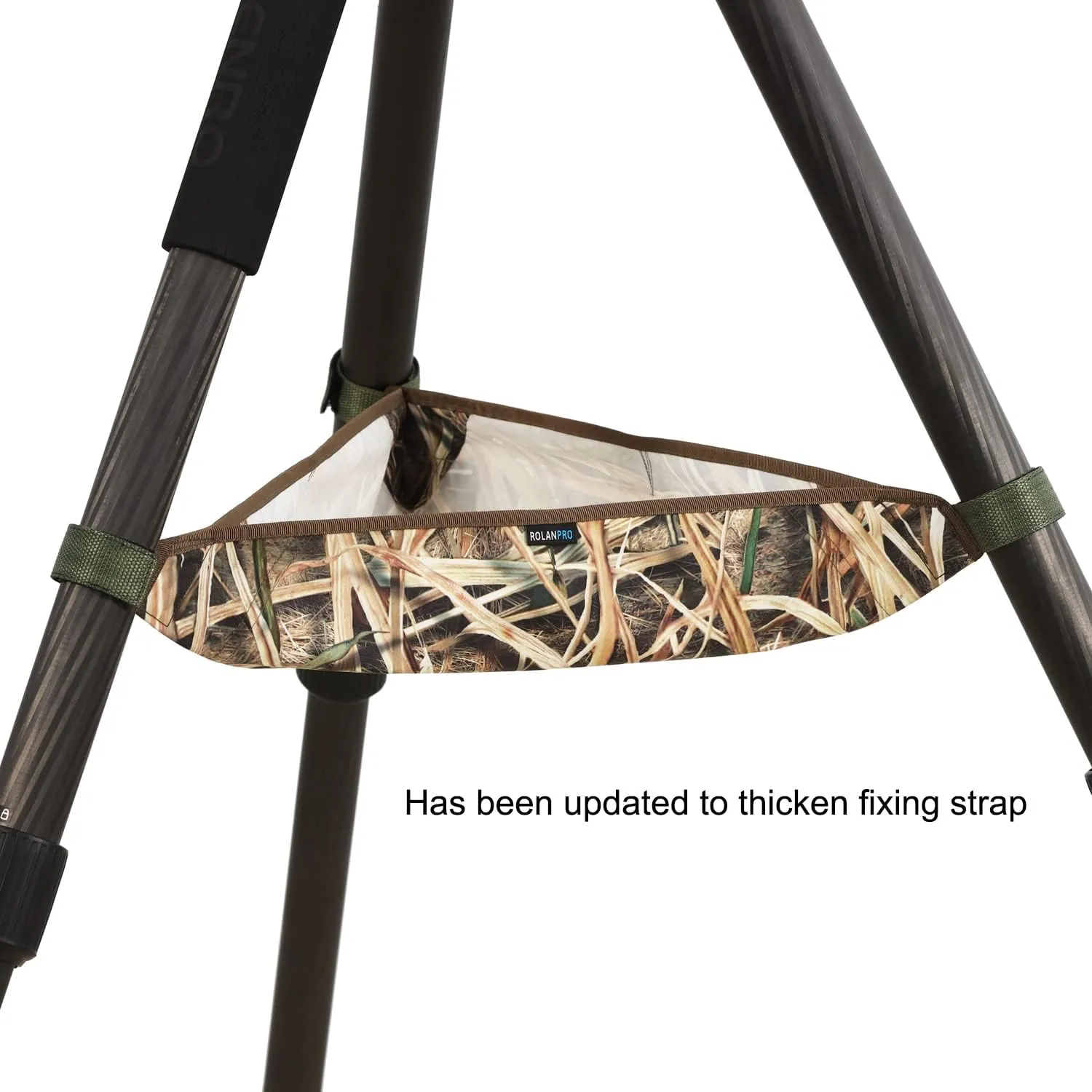 Rolanpro Tripod Stone Bag Case for Benro Manfrotto Gitzo Triopod Velbon LVG Multi-function Tripod Butler Stone Pouch Bag-# Grass Camouflage