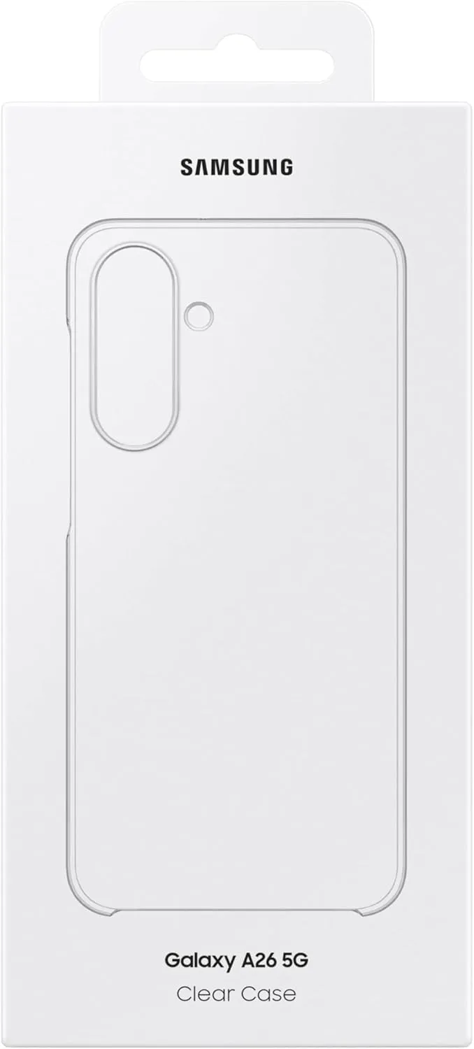SAMSUNG Galaxy A26 5G Clear Case, Slim Design, Durable Design, Transparency, EF-QA266CTEGUS