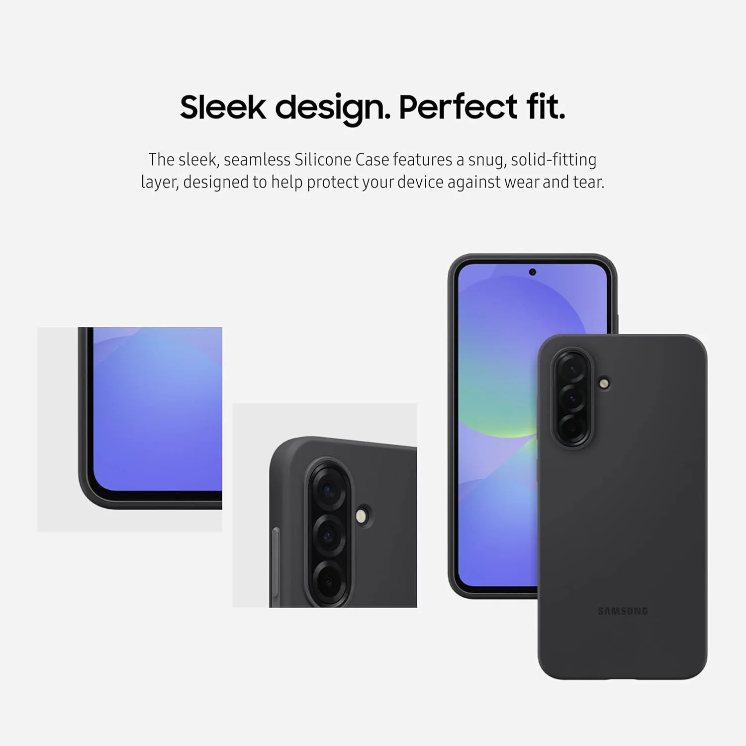 SAMSUNG Galaxy A36 5G Silicone Case, Sleek Design, Durable Design, Lavender, EF-PA366CVEGUS