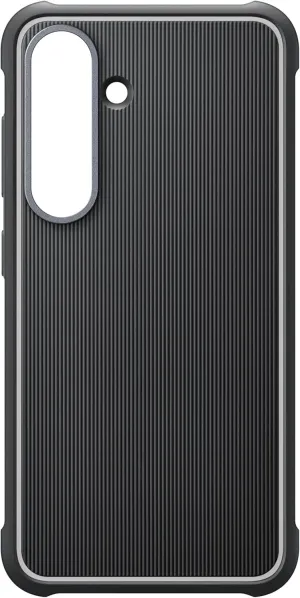 Samsung Galaxy S25 Rugged Phone Case, Protective Cover, Durable Raised Edges, Shockproof, Enhanced Stability, Sleek and Modern Design, US Version, EF-RS931CBEGUS, Black