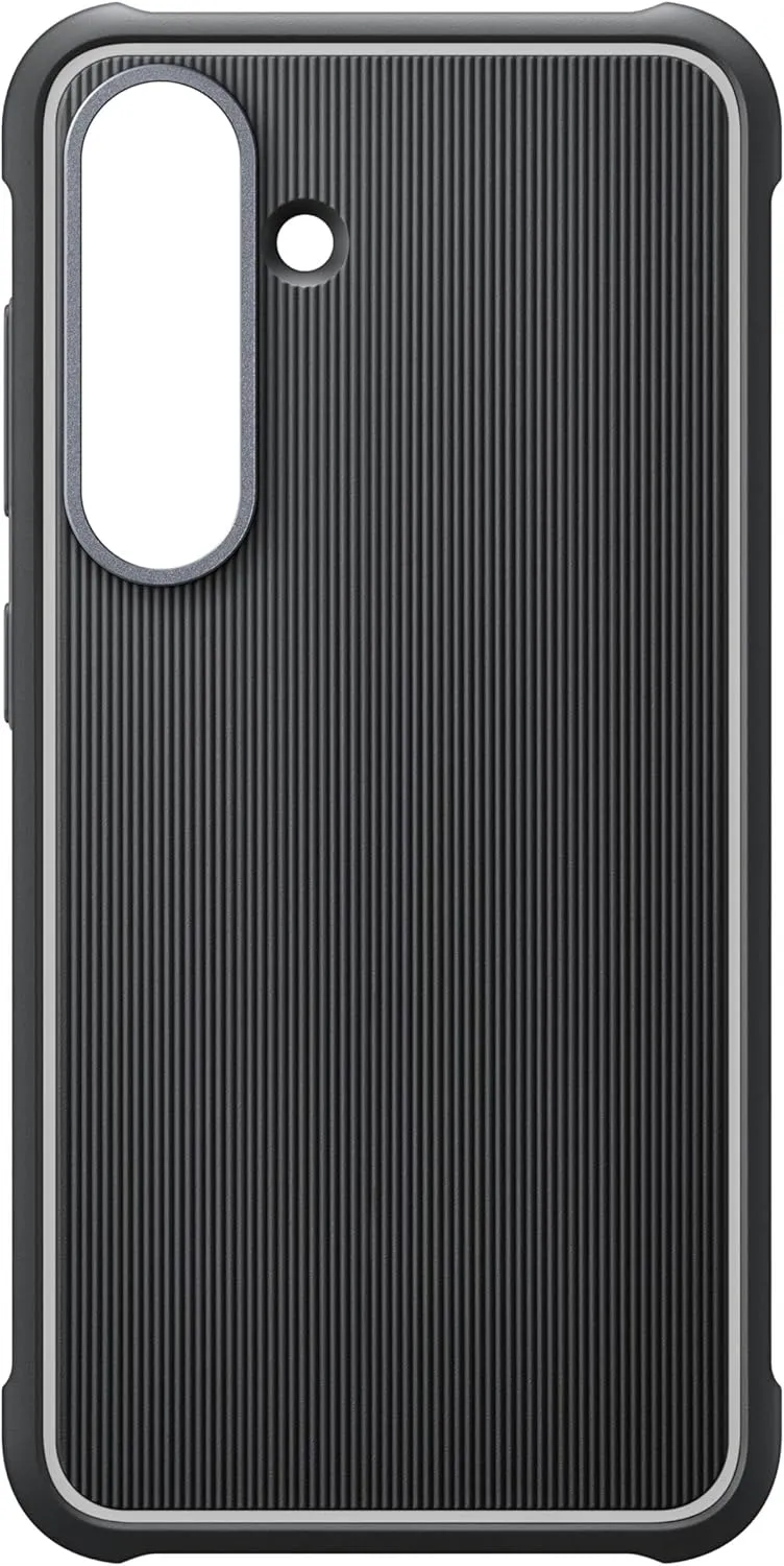 Samsung Galaxy S25 Rugged Phone Case, Protective Cover, Durable Raised Edges, Shockproof, Enhanced Stability, Sleek and Modern Design, US Version, EF-RS931CBEGUS, Black