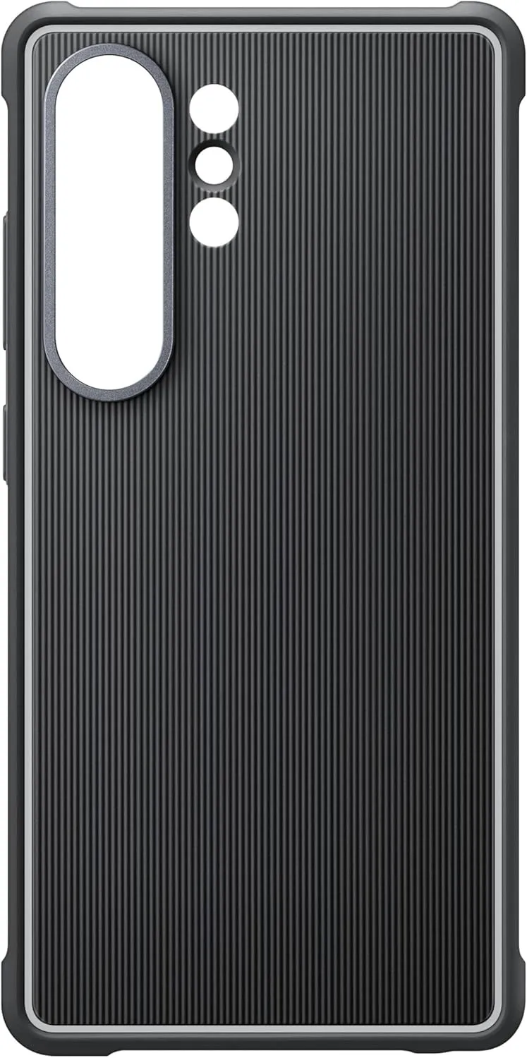 Samsung Galaxy S25 Ultra Rugged Phone Case, Protective Cover, Durable Raised Edges, Shockproof, Enhanced Stability, Sleek and Modern Design, US Version, EF-RS938CBEGUS, Black