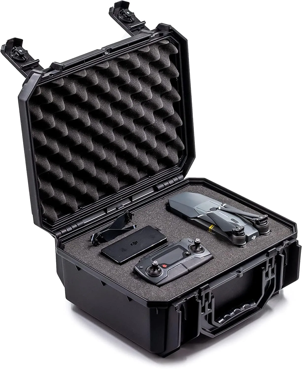 Seahorse 530 Heavy Duty Protective Dry Box Case With Accuform Foam - TSA Approved/Mil Spec / IP67 Waterproof/USA Made for Cameras, Action Cameras, Firearms, Camping, Kayaks