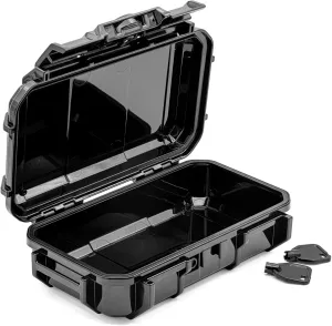 Seahorse 56 OEM Portable Waterproof Dry Box Hard Protective Micro Case - Mil Spec/USA Made / IP67 Waterproof/Lockable/Airtight/Smell Proof - for Hand Tools, Ammo Boxes, Stash Box