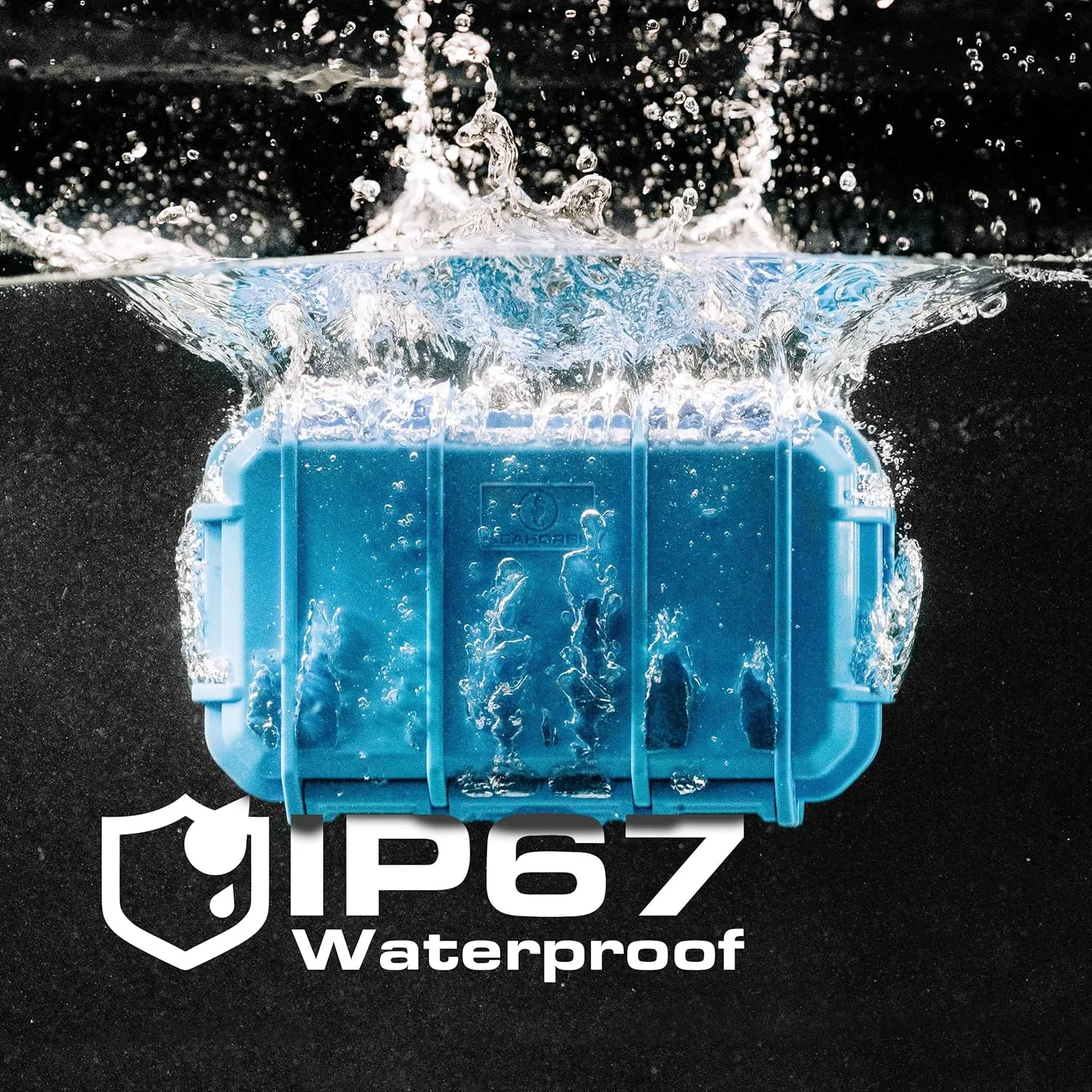 Seahorse 56 Portable Waterproof Hard Protective Micro Case with Accuform Foam - Mil Spec/USA Made / IP67 Waterproof/Lockable/Airtight/Smell Proof - for Hand Tools, Hobby Tools