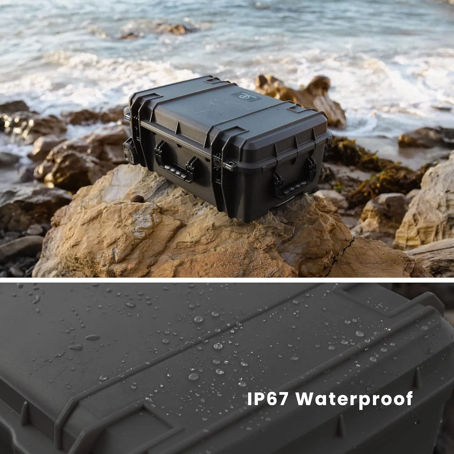 Seahorse 920 Professional Camera Protective Hard Case with Lid Organizer   Padded Dividers - TSA Approved/Mil Spec / IP67 Waterproof/USA Made for Professional Photographers Camera Enthusiasts
