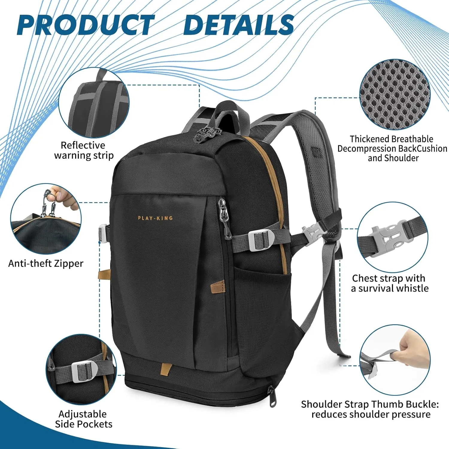 Seektop Kids Backpack 16L - Lightweight Waterproof School Bag for Boys and Girls 36-156 Months - Outdoor Travel Camping Backpack