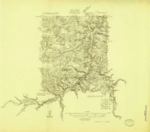 Segovia 2 c TX topo map, 1:48000 Scale, 7.5 X 7.5 Minute, Historical, 1926, 20.4 x 23 in