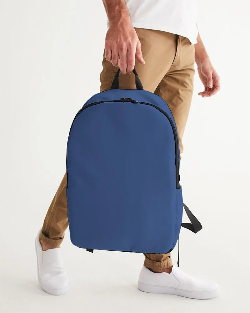 Shaded Midtone Blue Waterproof Backpack | C80M60Y0K30