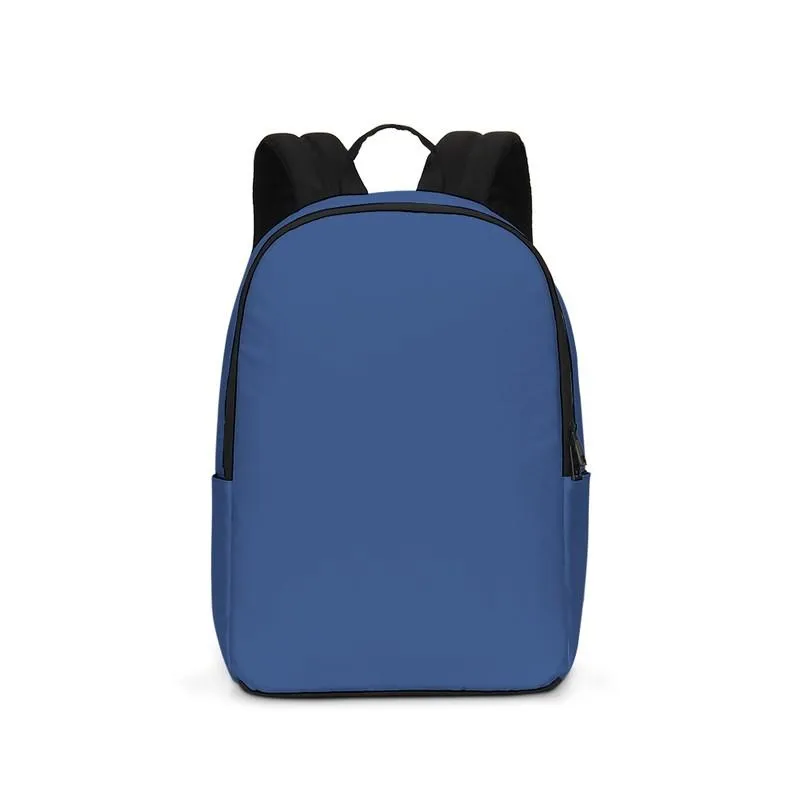 Shaded Midtone Blue Waterproof Backpack | C80M60Y0K30