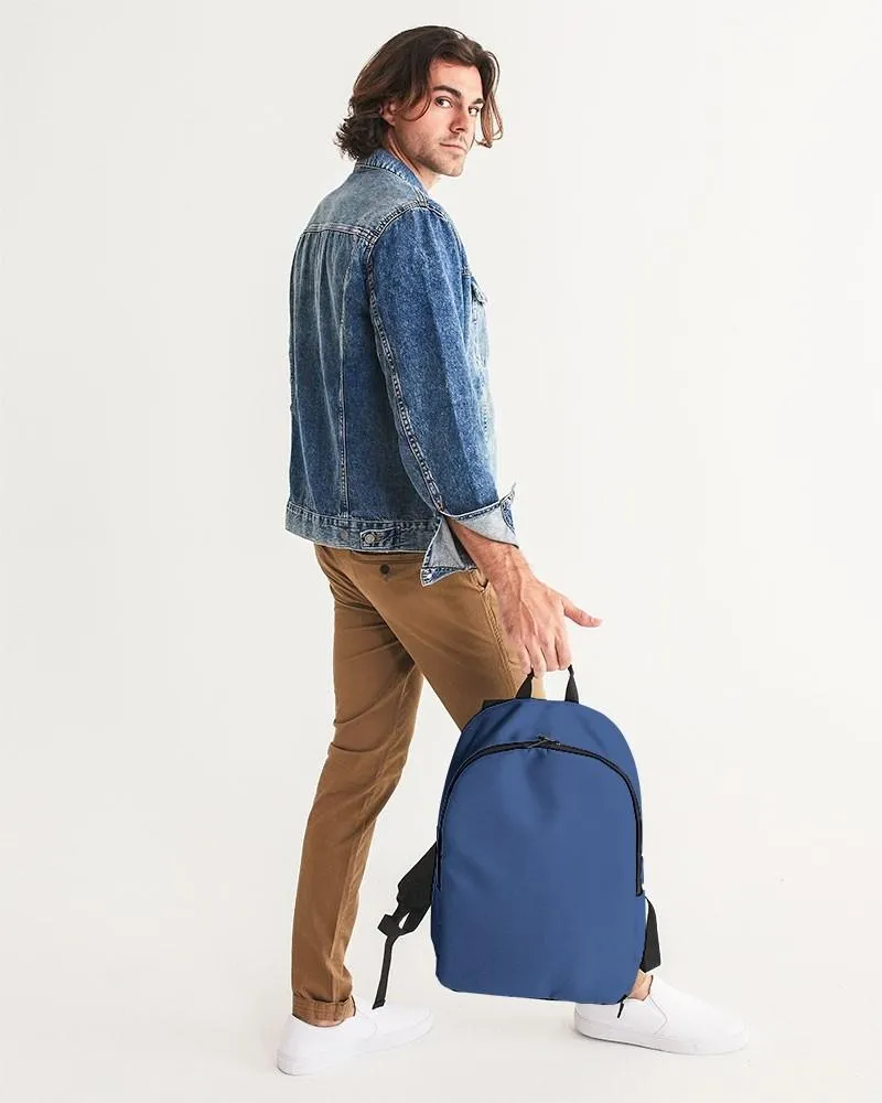 Shaded Midtone Blue Waterproof Backpack | C80M60Y0K30