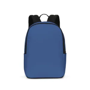 Shaded Midtone Blue Waterproof Backpack | C80M60Y0K30