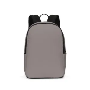 Shaded Pale Pastel Brown Waterproof Backpack | C30M30Y30K30