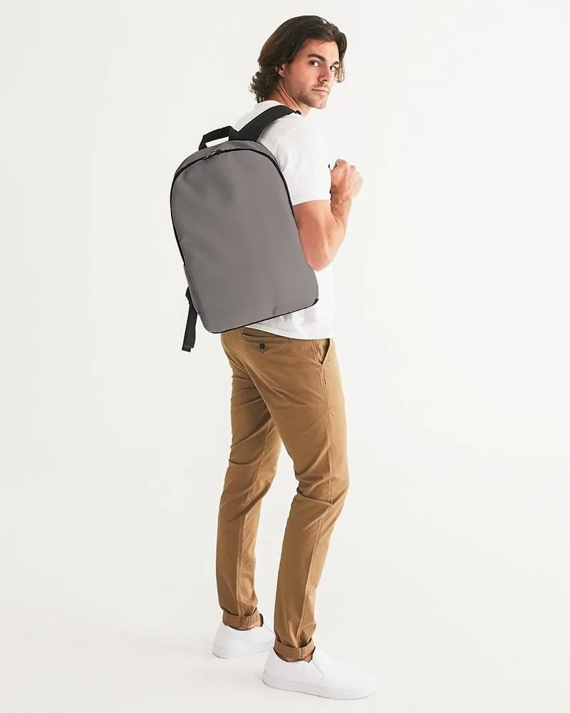 Shaded Pale Pastel Brown Waterproof Backpack | C30M30Y30K30