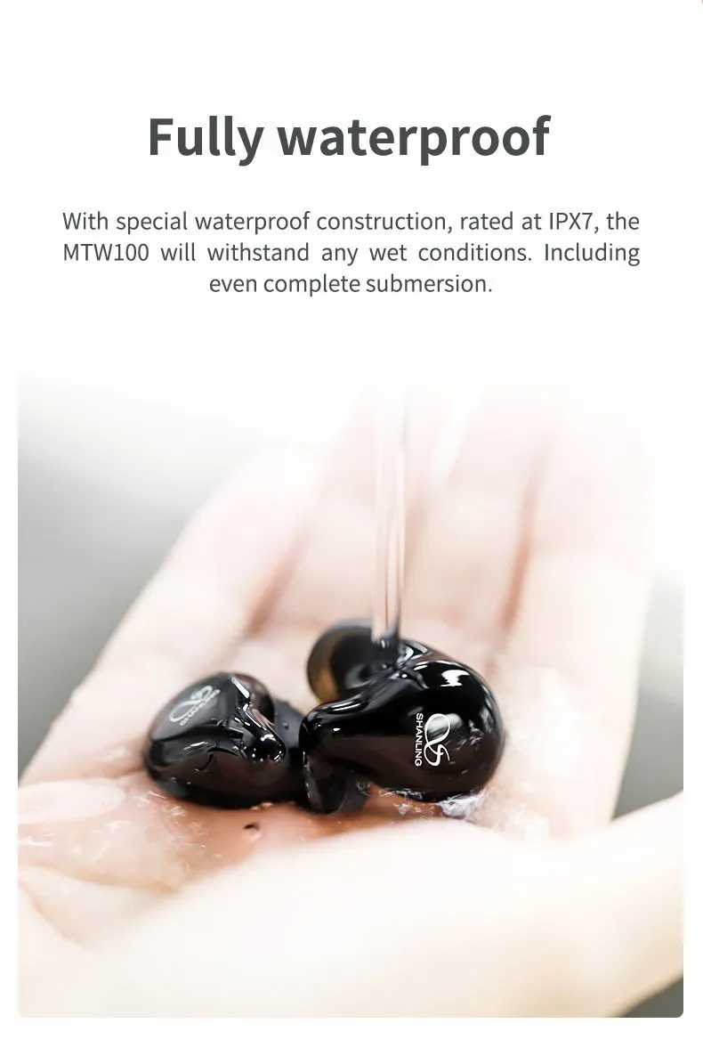 Shanling MTW100 Bluetooth Wireless In-Ear Monitor (IEM)