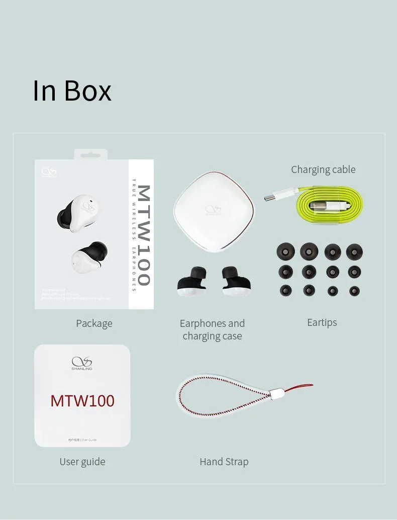 Shanling MTW100 Bluetooth Wireless In-Ear Monitor (IEM)