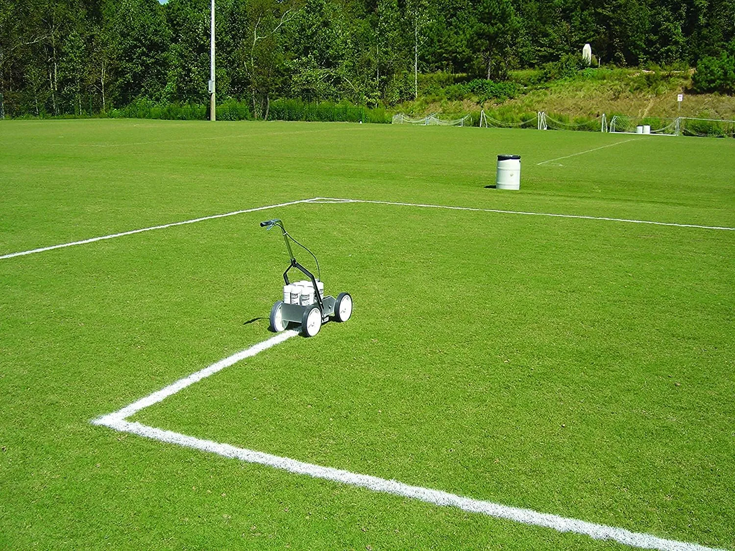 Sharp Stripe All Terrain Striper (SSAT) / DuraStripe White 26 oz. FATCAN Combo...The Brightest, Whitest, Most Durable Line Marking Paint Available!