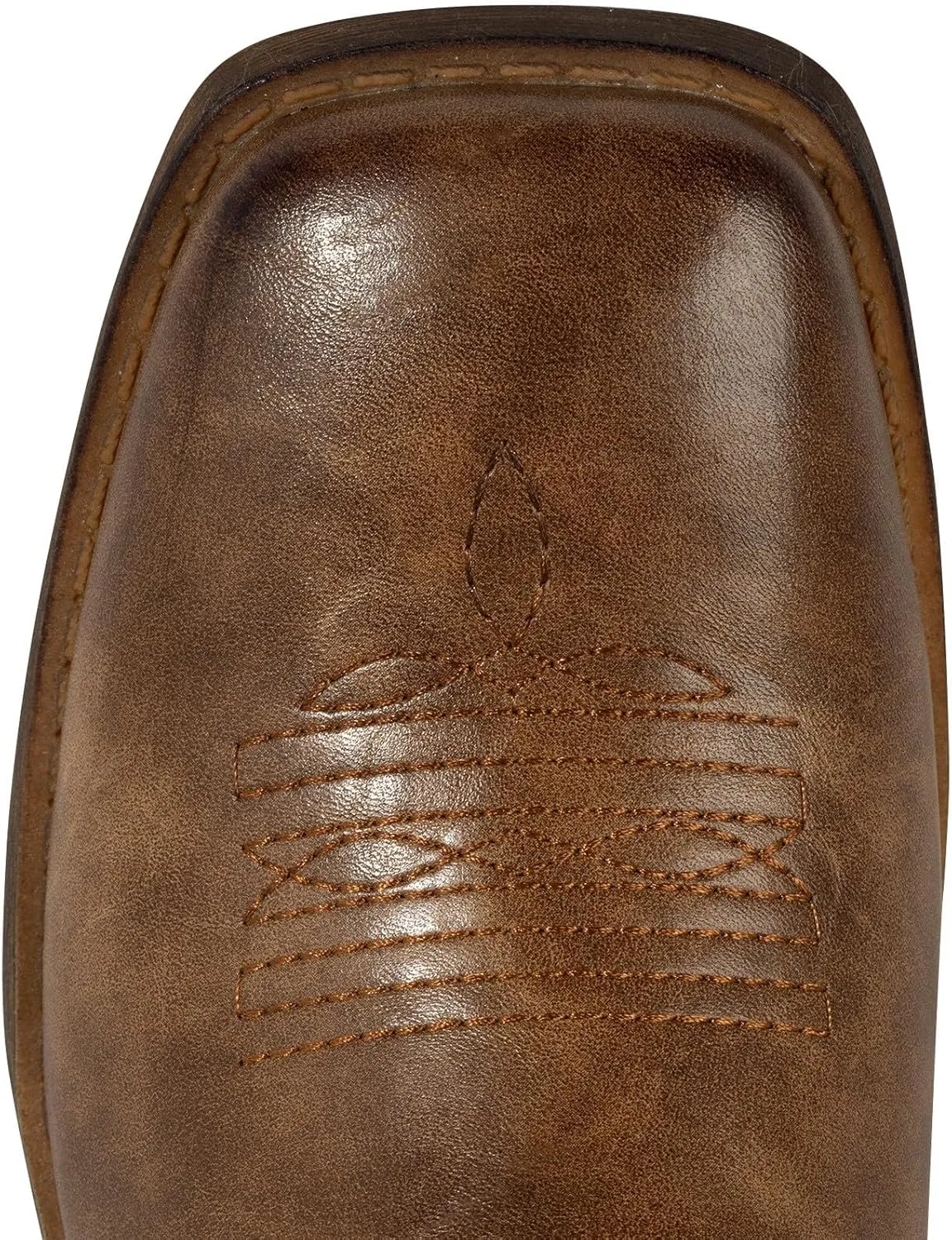 SheSole Cowboy Boots For Women Square Toe Wide Calf Cowgirl Boots Ladies Western Boots Red Green Brown