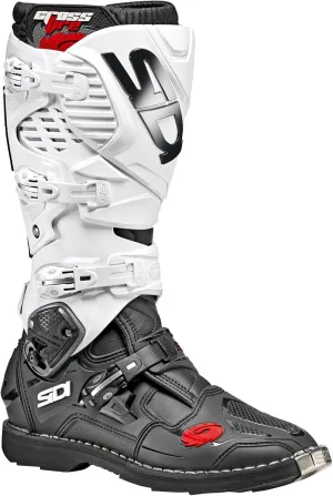 SiDI | Offroad Motorcycle Boots, Professional Motocross Boots for Men CROSSFIRE 3, Adjustable and Replaceable Buckles, Flex System, Hyper Extension Block