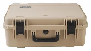 SKB iSeries 12"x9"x4" Tan Pistol Case with Cubed Foam, Waterproof and Durable (3i-1209-4T-L)